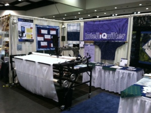 IntelliQuilter booth at PIQF